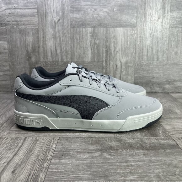 Puma C-Skate Fresh Men's size 12 Cast Iron Black Casual Shoes 401188-02 - Picture 1 of 8